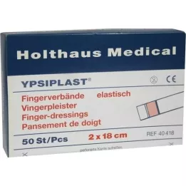 FINGERVERBAND Ypsiplast 2x18 cm elastinen iho, 50 kpl