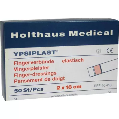 FINGERVERBAND Ypsiplast 2x18 cm elastinen iho, 50 kpl