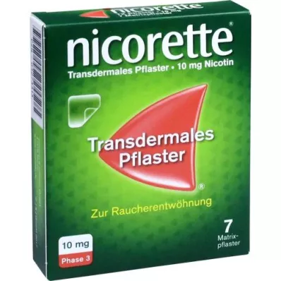 NICORETTE TX Laastari 10 mg, 7 kpl