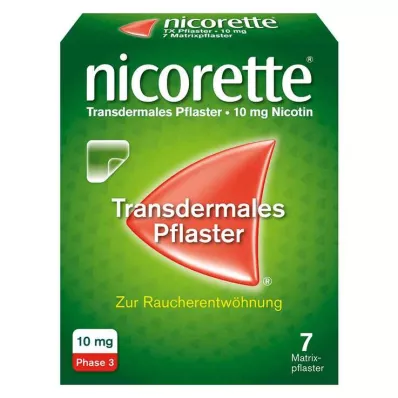 NICORETTE TX Laastari 10 mg, 7 kpl