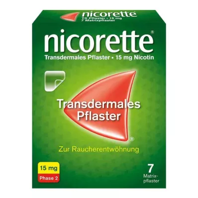 NICORETTE TX Laastari 15 mg, 7 kpl