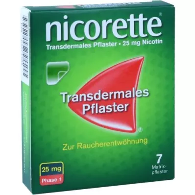 NICORETTE TX Laastari 25 mg, 7 kpl