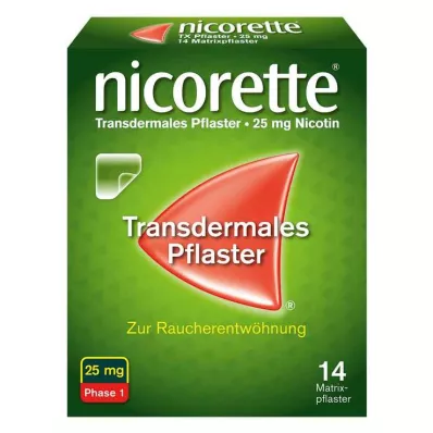 NICORETTE TX Laastari 25 mg, 14 kpl