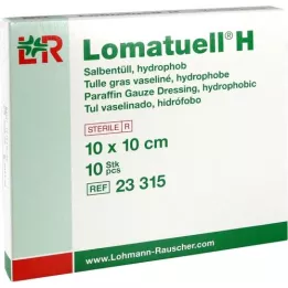 LOMATUELL H Voidetylli 10x10 cm steriili, 10 kpl