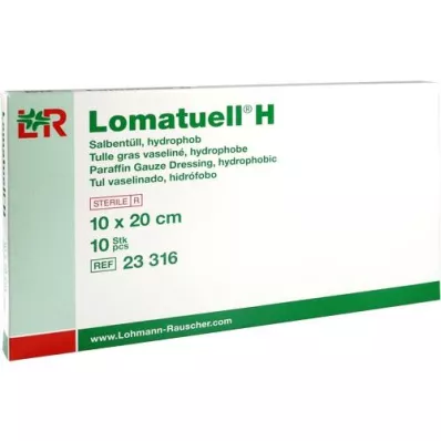 LOMATUELL H Voidetylli 10x20 cm steriili, 10 kpl