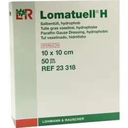LOMATUELL H Voidetylli 10x10 cm steriili, 50 kpl