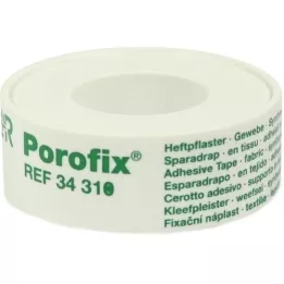 POROFIX Tartuntakipsi 1,25 cmx5 m, 1 kpl