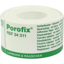 POROFIX Tartuntakipsi 2,5 cmx5 m, 1 kpl