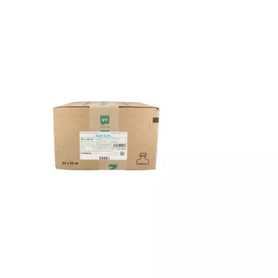ISOTONE Suolaliuos 0,9 % Braun Ecof.P. puoliksi täytetty, 20X100 ml