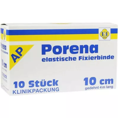 PORENA Elastinen sideharsoside 10 cm valkoinen ilman selloa, 10 kpl PORENA Elastinen sideharsoside 10 cm valkoinen ilman selloa, 10 kpl