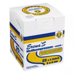 ERENA Sideharsopakkaus, 5x5 cm, steriili, 8x25X2 kpl