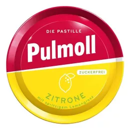 PULMOLL Sitruuna sokerittomia makeisia, 50 g