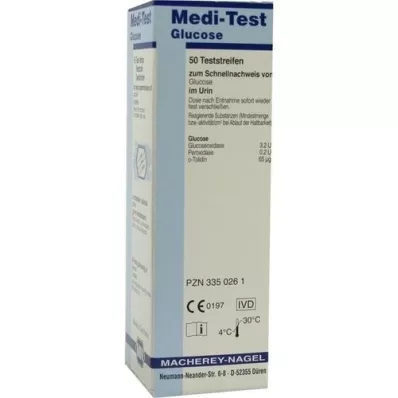 MEDI-TEST Glukoositestiliuskat, 50 kpl