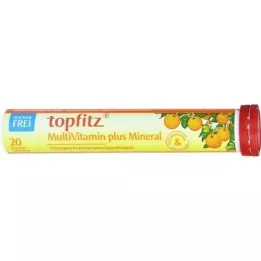 TOPFITZ Monivitamiini+kivennäisaine poreilevat tabletit, 20 kpl