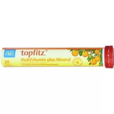 TOPFITZ Monivitamiini+kivennäisaine poreilevat tabletit, 20 kpl
