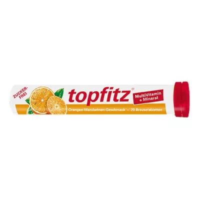 TOPFITZ Monivitamiini+kivennäisaine poreilevat tabletit, 20 kpl