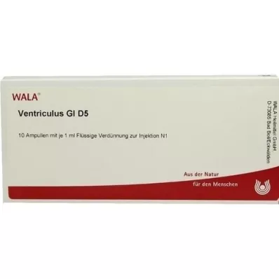VENTRICULUS GL D 5 ampullia, 10X1 ml
