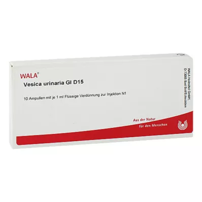 VESICA URINARIA GL D 15 Ampullit, 10X1 ml