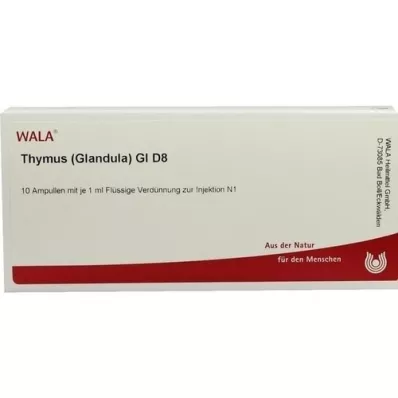 THYMUS GLANDULA GL D 8 Ampullit, 10X1 ml