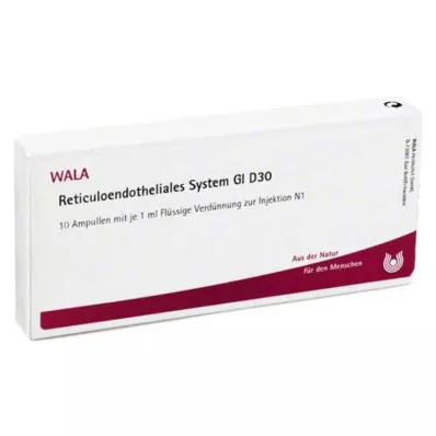 RETICULOENDOTHELIALES Järjestelmä GL D 30 ampullia, 10X1 ml