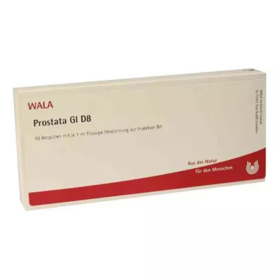 PROSTATA GL D 8 Ampullit, 10X1 ml