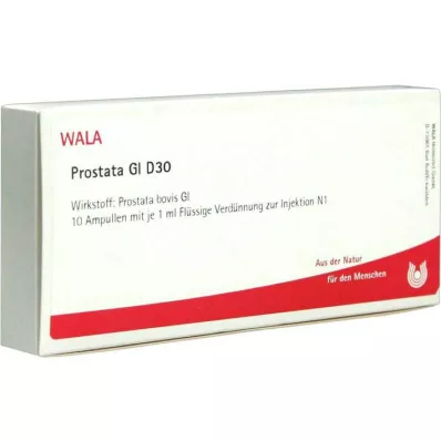 PROSTATA GL D 30 ampullia, 10X1 ml PROSTATA GL D 30 ampullia, 10X1 ml