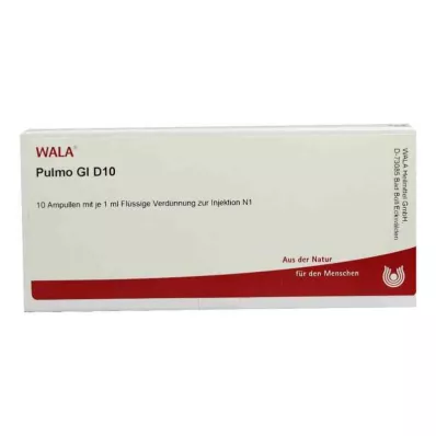PULMO GL D 10 ampullia, 10X1 ml