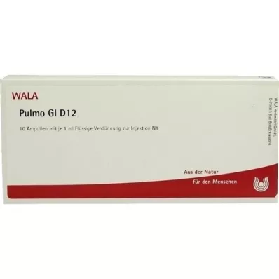 PULMO GL D 12 ampullia, 10X1 ml