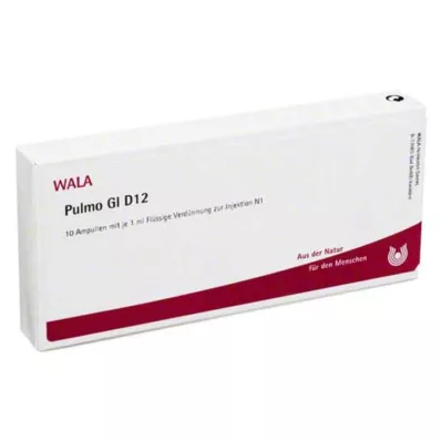 PULMO GL D 12 ampullia, 10X1 ml