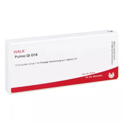 PULMO GL D 15 Ampullit, 10X1 ml