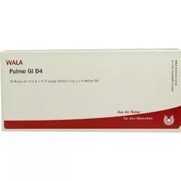 PULMO GL D 4 ampullia, 10X1 ml