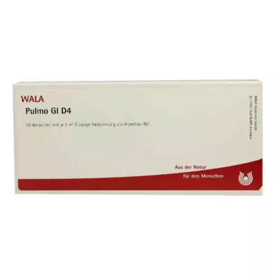 PULMO GL D 4 ampullia, 10X1 ml