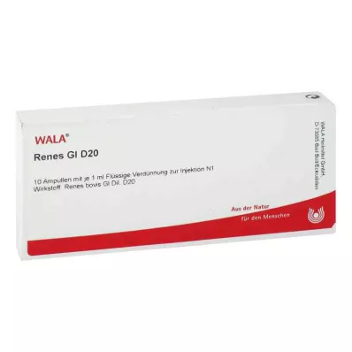 RENES GL D 20 ampullia, 10X1 ml
