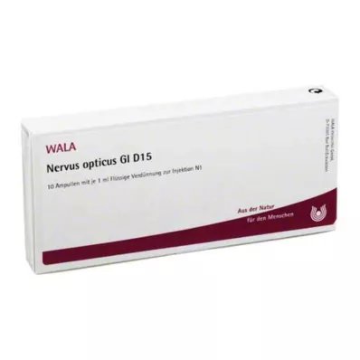 NERVUS OPTICUS GL D 15 Ampullit, 10X1 ml NERVUS OPTICUS GL D 15 Ampullit, 10X1 ml