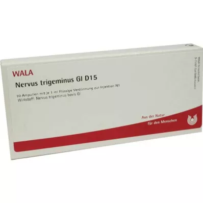 NERVUS TRIGEMINUS GL D 15 Ampullit, 10X1 ml NERVUS TRIGEMINUS GL D 15 Ampullit, 10X1 ml