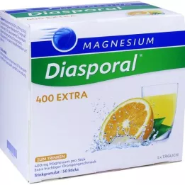 MAGNESIUM DIASPORAL 400 Extra juomarakeet, 50 kpl
