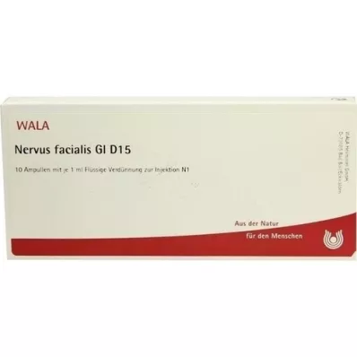 NERVUS FACIALIS GL D 15 Ampullit, 10X1 ml