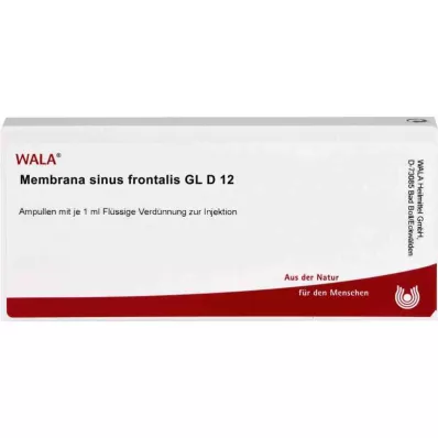 MEMBRANA sinus frontalis GL D 12 ampullia, 10X1 ml