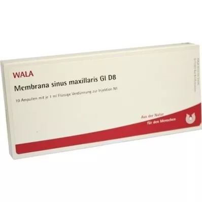 MEMBRANA sinus maxillaris GL D 8 ampullia, 10X1 ml