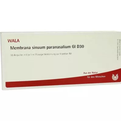 MEMBRANA sinuum paransalium GL D 30 ampullia, 10X1 ml MEMBRANA sinuum paransalium GL D 30 ampullia, 10X1 ml