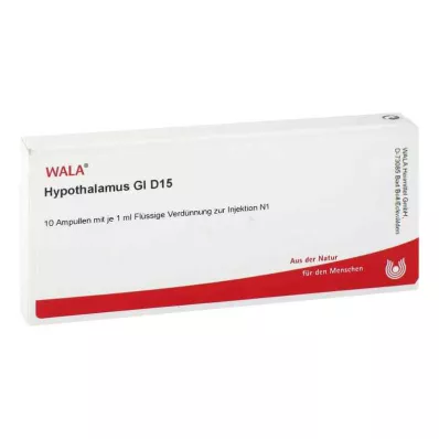 HYPOTHALAMUS GL D 15 Ampullit, 10X1 ml