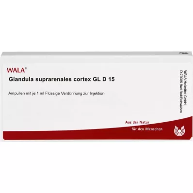 GLANDULA SUPRARENALES aivokuori GL D 15 ampullia, 10X1 ml