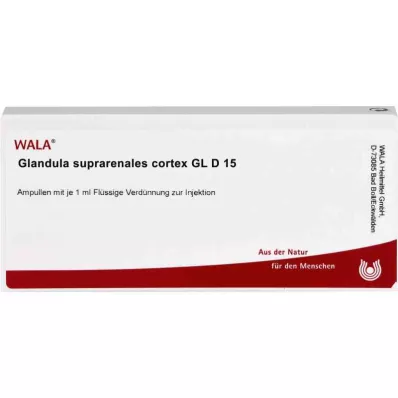 GLANDULA SUPRARENALES aivokuori GL D 15 ampullia, 10X1 ml GLANDULA SUPRARENALES aivokuori GL D 15 ampullia, 10X1 ml