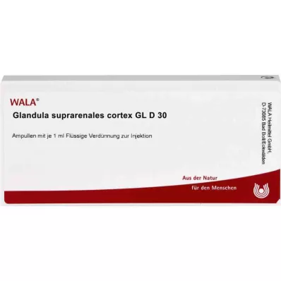GLANDULA SUPRARENALES aivokuori GL D 30 ampullia, 10X1 ml GLANDULA SUPRARENALES aivokuori GL D 30 ampullia, 10X1 ml