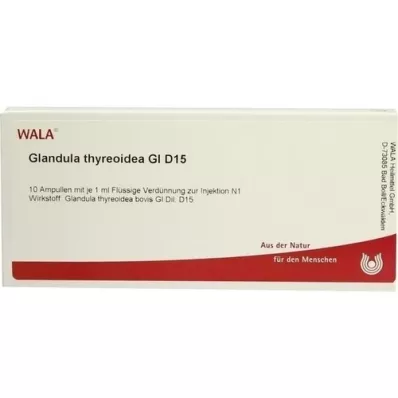 GLANDULA THYREOIDEA GL D 15 Ampullit, 10X1 ml