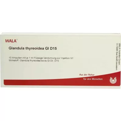 GLANDULA THYREOIDEA GL D 15 Ampullit, 10X1 ml
