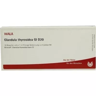GLANDULA THYREOIDEA GL D 20 ampullia, 10X1 ml