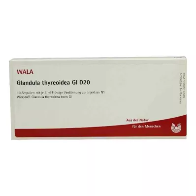 GLANDULA THYREOIDEA GL D 20 ampullia, 10X1 ml