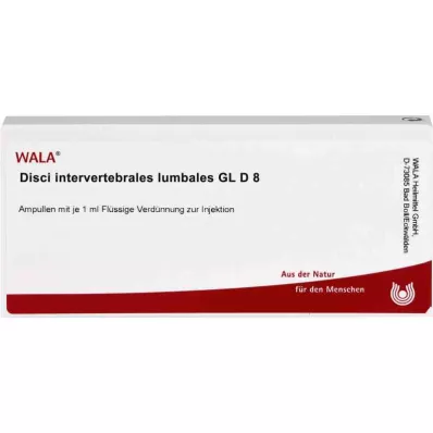 DISCI Intervertebral lumbales GL D 8 ampullia, 10X1 ml