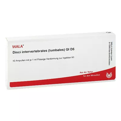 DISCI Intervertebral lumbales GL D 5 ampullia, 10X1 ml